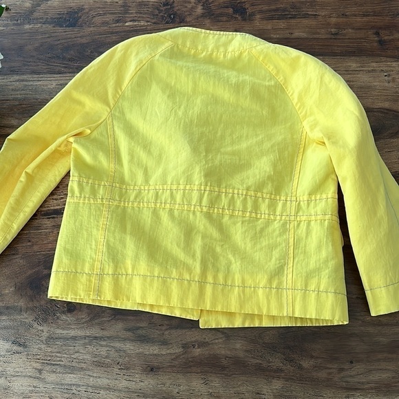 Red Valentino Yellow Cropped Jacket 42 - Picture 10 of 10